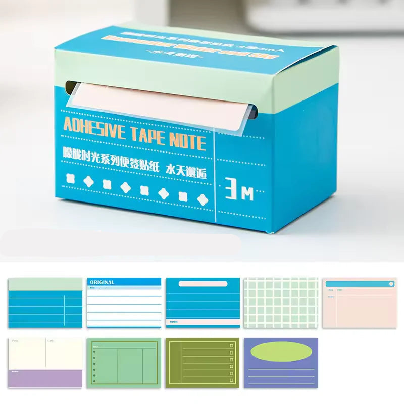 Pull-Out Self Adhesive Sticky Notes Box
