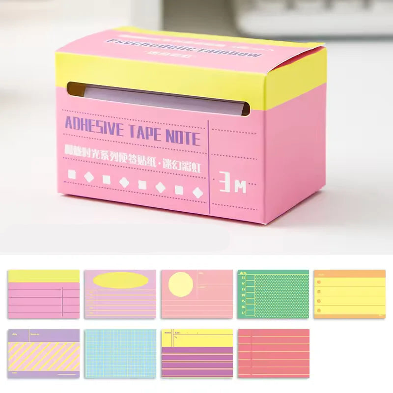 Pull-Out Self Adhesive Sticky Notes Box