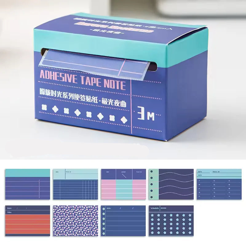 Sticker Notes Box Pull-Out Self Adhesive Sticky Notes Box – thepaperworm