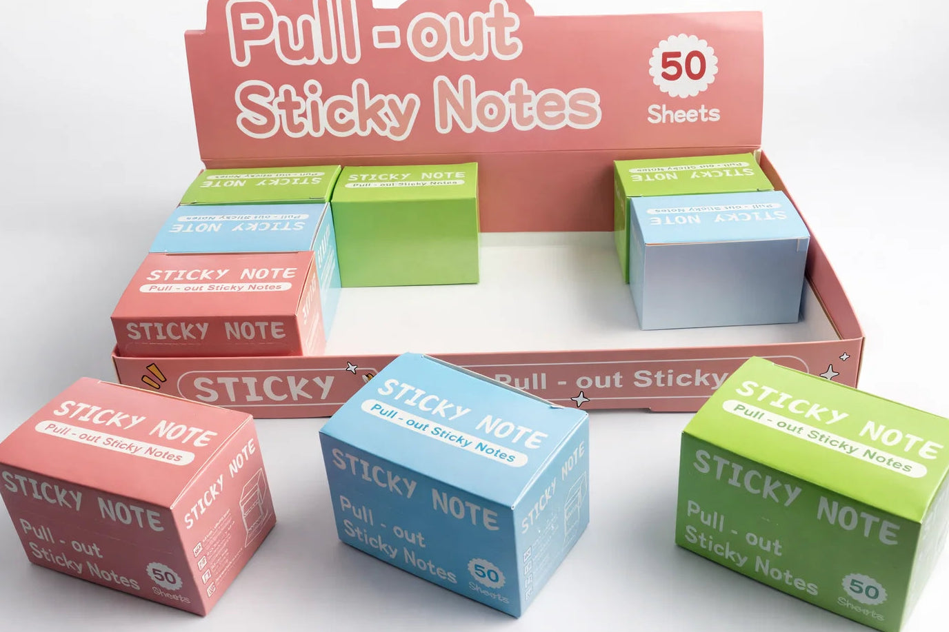 Pull Out Bear Pearlescent Pull-out Sticky Notes