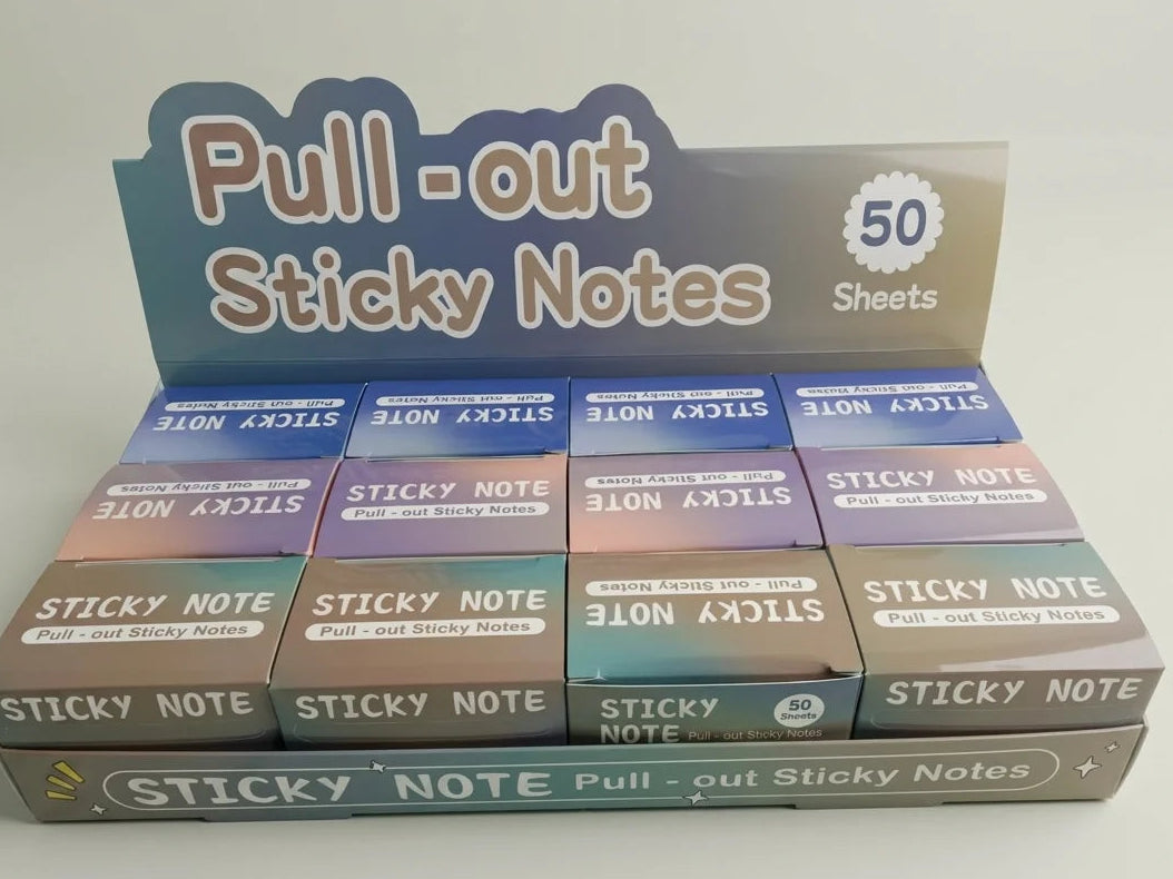 Pull Out Bear Pearlescent Pull-out Sticky Notes