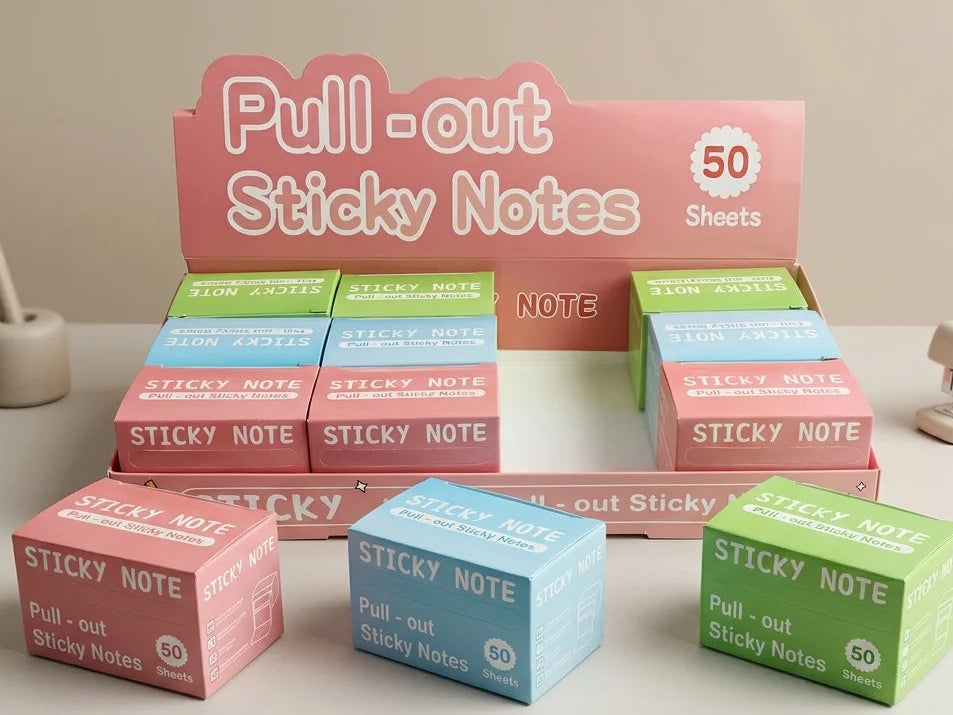 Pull Out Bear Pearlescent Pull-out Sticky Notes