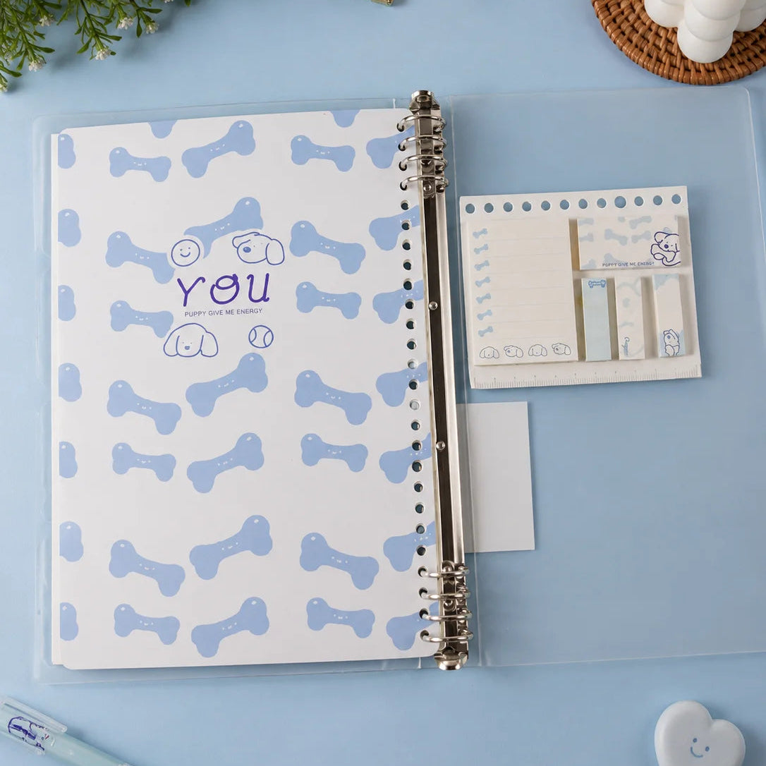 B5 Happy Puppy Paradise Binder Set