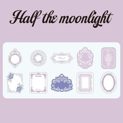 Warm Reminiscence Embossed Box Stickers