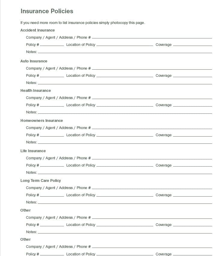 Putting Things In Order – To Help My Loved Ones When I’m Gone