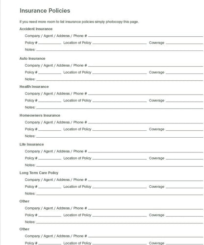 Putting Things In Order – To Help My Loved Ones When I’m Gone