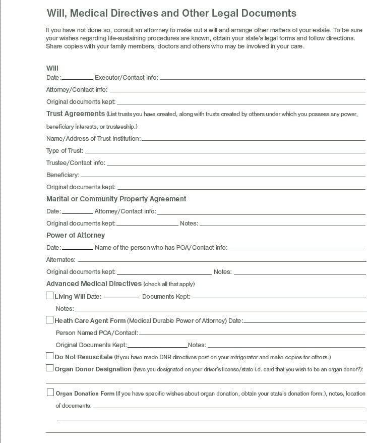 Putting Things In Order – To Help My Loved Ones When I’m Gone