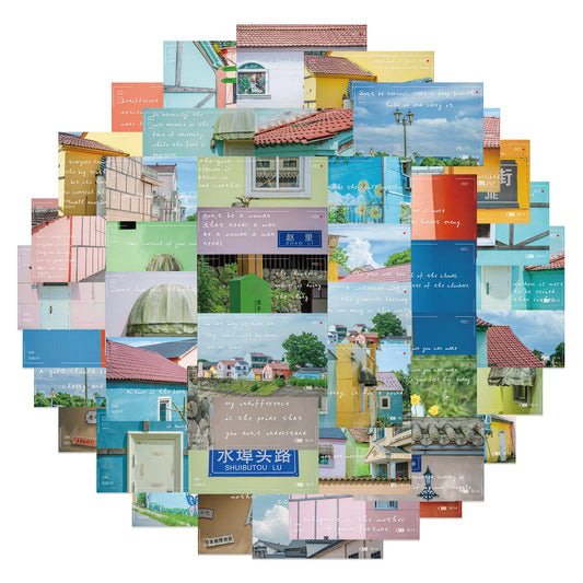 Rainbow Town Decorative Stickers Pack