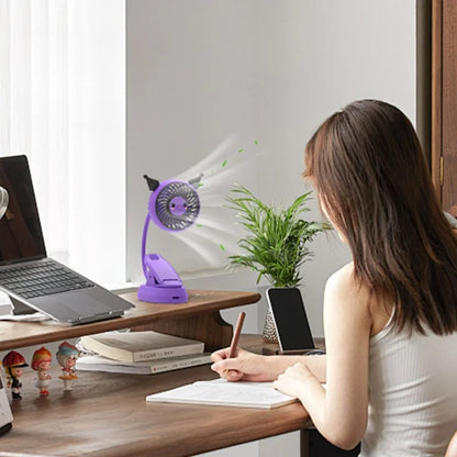 Rechargeable Mini Clip Fan