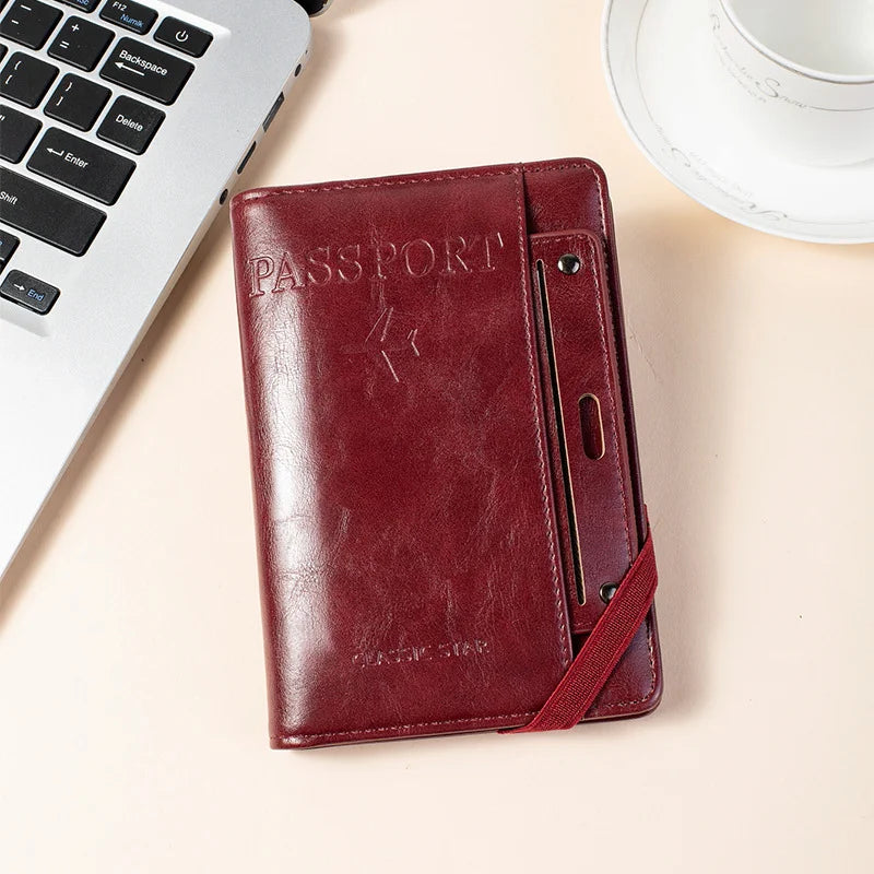 Premium Leather Finish Passport Holder