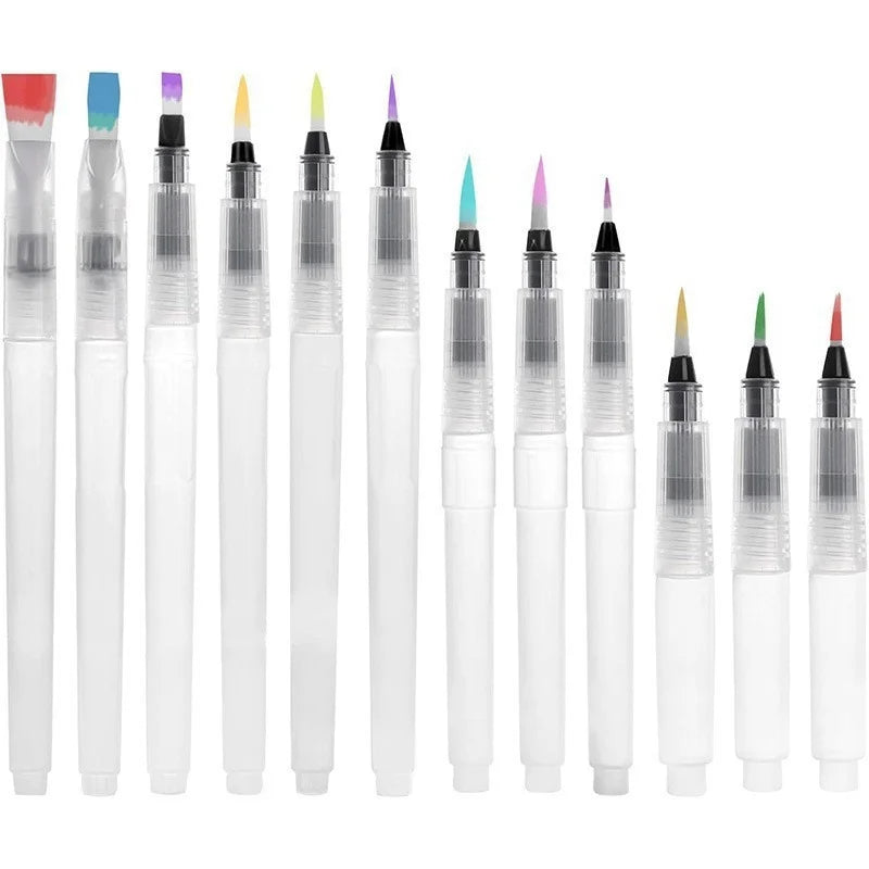 Refillable Watercolor Brush Pen Set