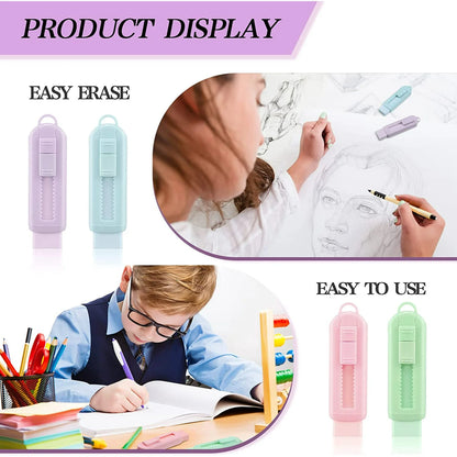 Retractable Pull n Push Eraser