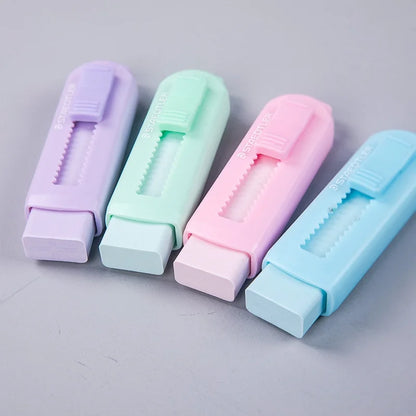 Retractable Pull n Push Eraser