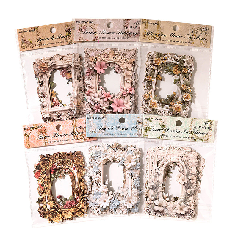 Retro Carved Floral Photo Frames