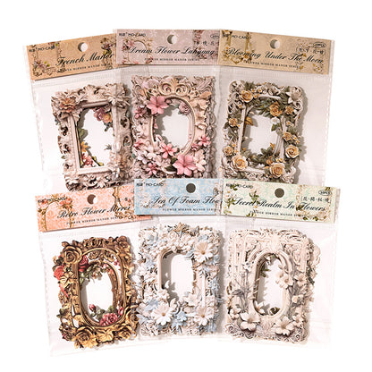 Retro Carved Floral Photo Frames