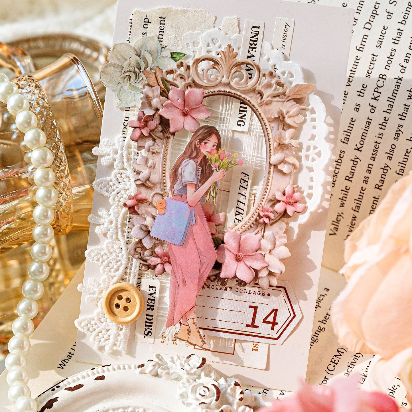 Retro Carved Floral Photo Frames