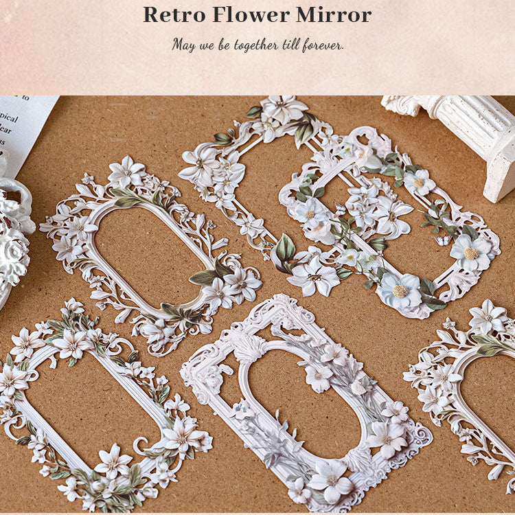 Retro Carved Floral Photo Frames