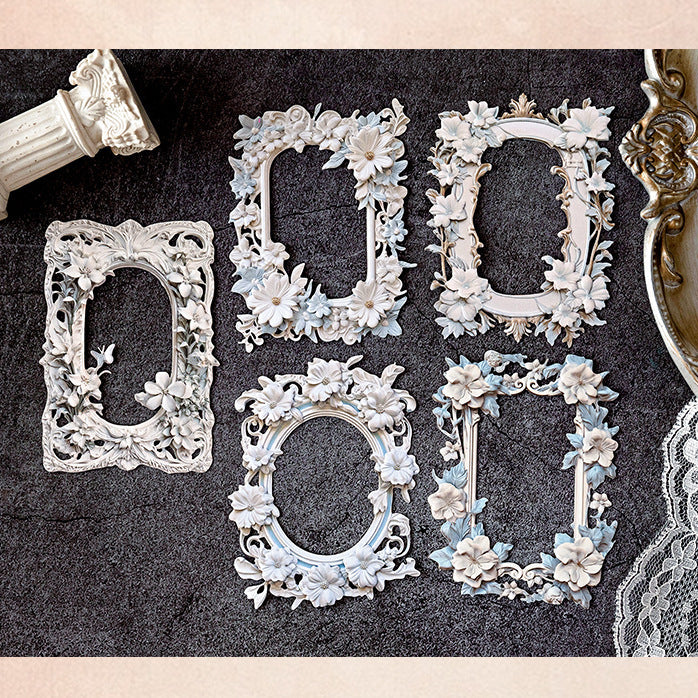 Retro Carved Floral Photo Frames