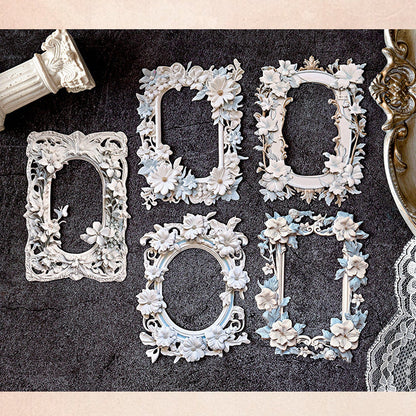 Retro Carved Floral Photo Frames