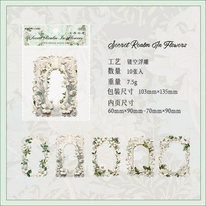 Retro Carved Floral Photo Frames