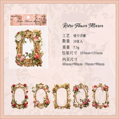 Retro Carved Floral Photo Frames