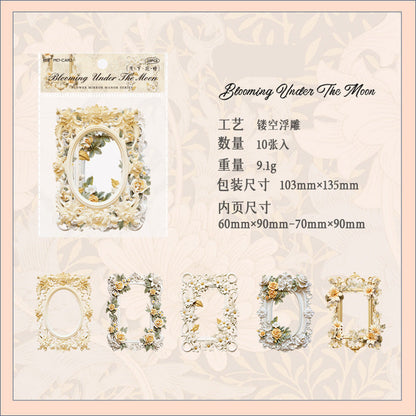 Retro Carved Floral Photo Frames