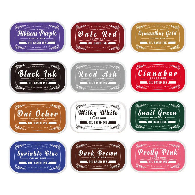 Vintage Color Ink Stamp Pads