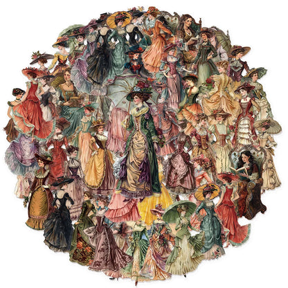 Retro European and American Character Graffiti Stickers