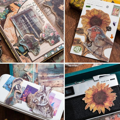 Retro Material Decorative Paper Sheets