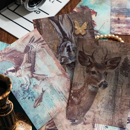 Retro Material Decorative Paper Sheets