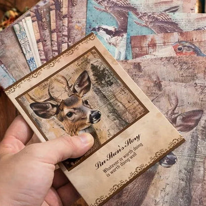 Retro Material Decorative Paper Sheets