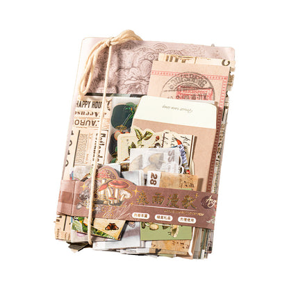 Retro Style Forest Rain Song Journaling Kit