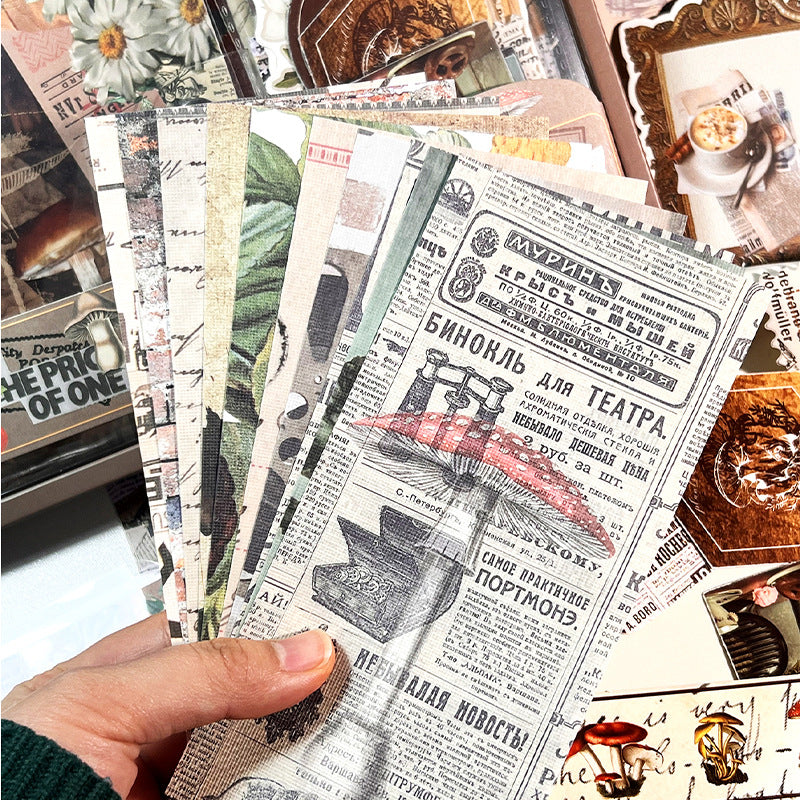 Retro Style Forest Rain Song Journaling Kit