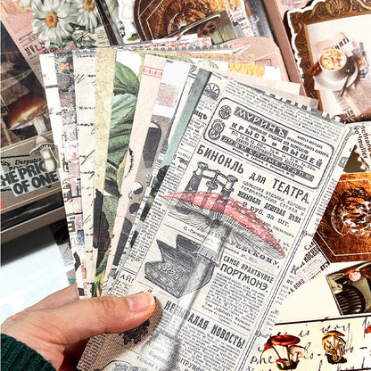 Retro Style Forest Rain Song Journaling Kit