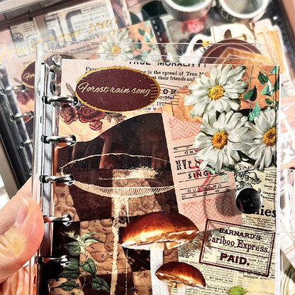 Retro Style Forest Rain Song Journaling Kit