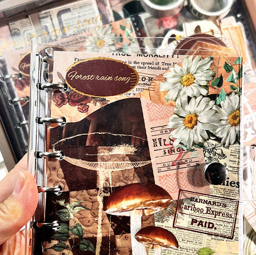 Retro Style Forest Rain Song Journaling Kit