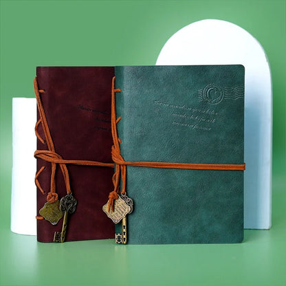 Retro Leather Cover Boxed Journal