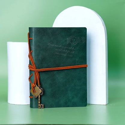 Retro Leather Cover Boxed Journal