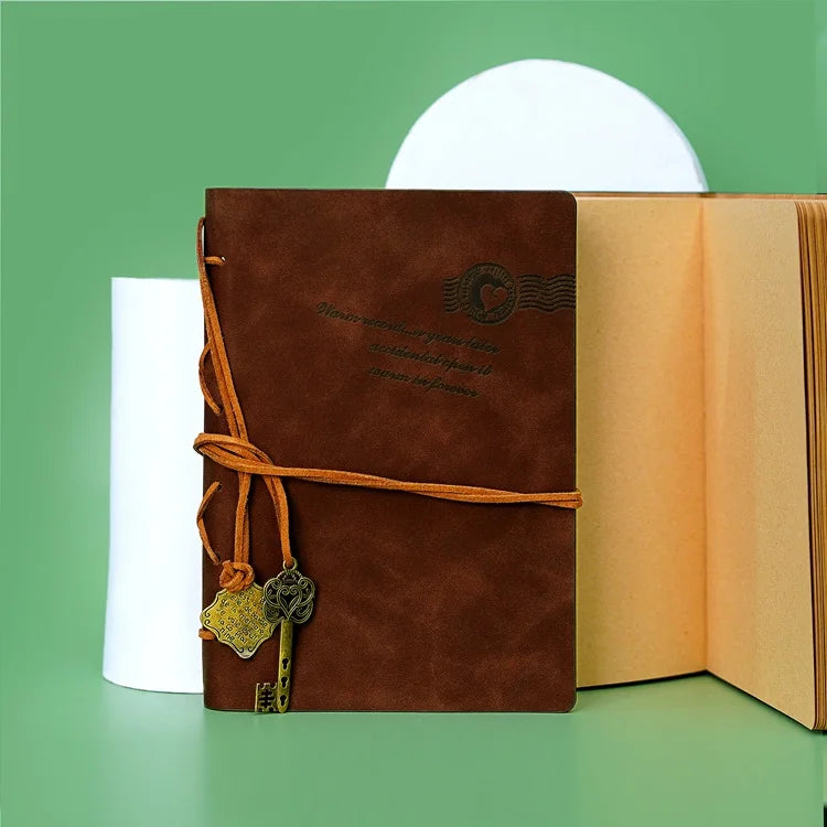 Retro Leather Cover Boxed Journal