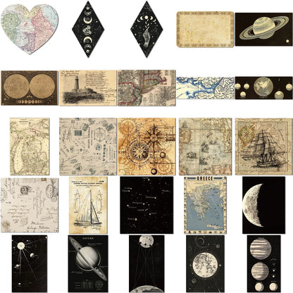 World Map Galaxies Stickers Pack