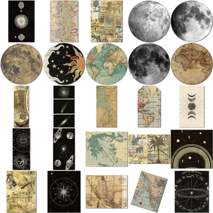 World Map Galaxies Stickers Pack