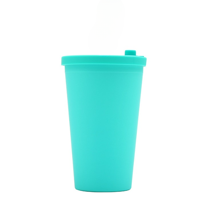Reusable 650 ml Double Layer Insulated Boba Cup with Straw