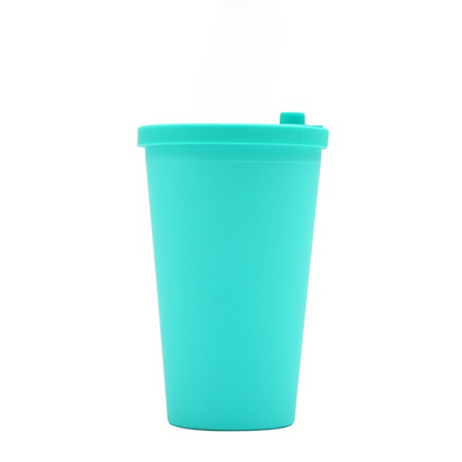 Reusable 650 ml Double Layer Insulated Boba Cup with Straw