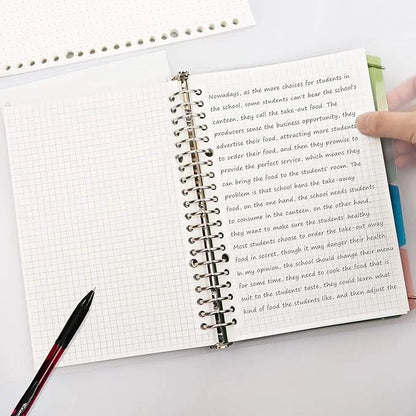 Translucent Shell Hand Binder Journal