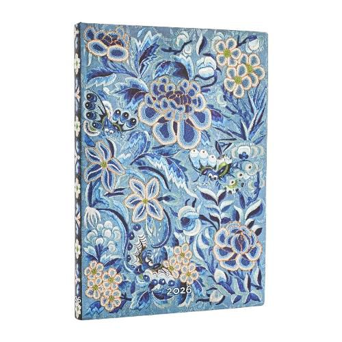 Royal Embroidered Floral Print Hardcover Journal