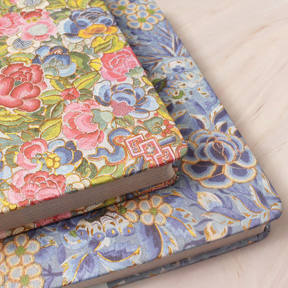 Royal Embroidered Floral Print Hardcover Journal
