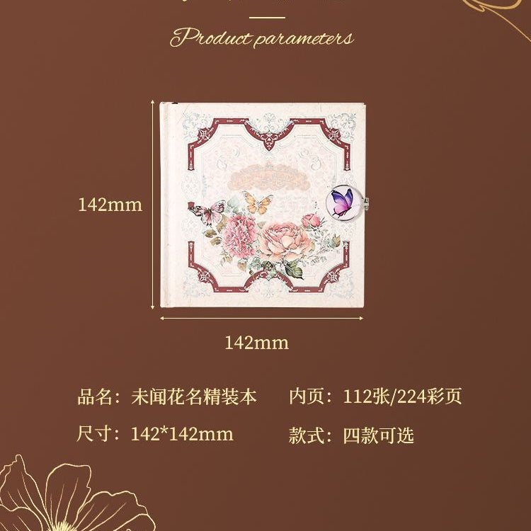 Rosses n Butterfly Square Designed Pages Planner Journal