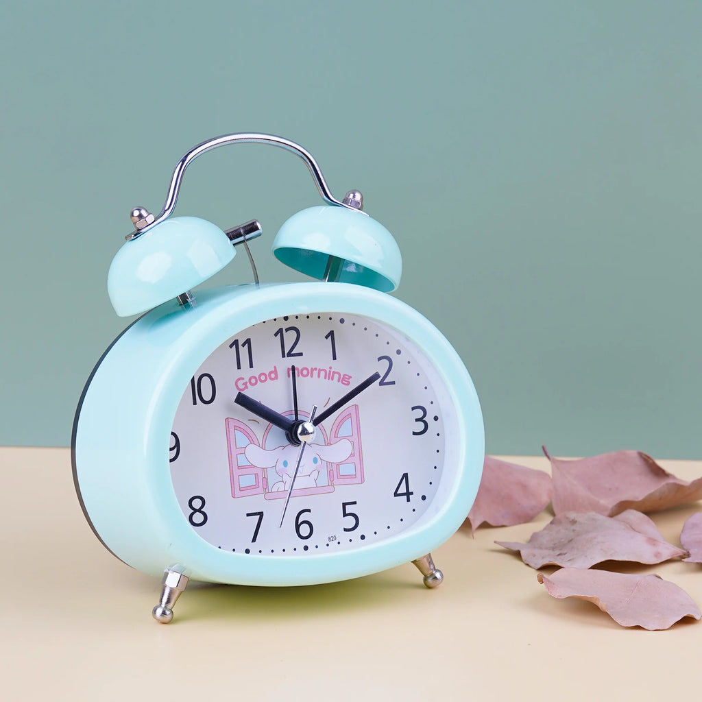 Bedside Sanrio Cartoon Bell Desk Table Clock with Alarm