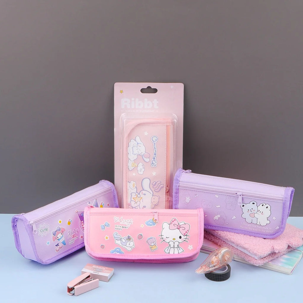 Large Capacity Sanrio Printed Pencil Case Pouch
