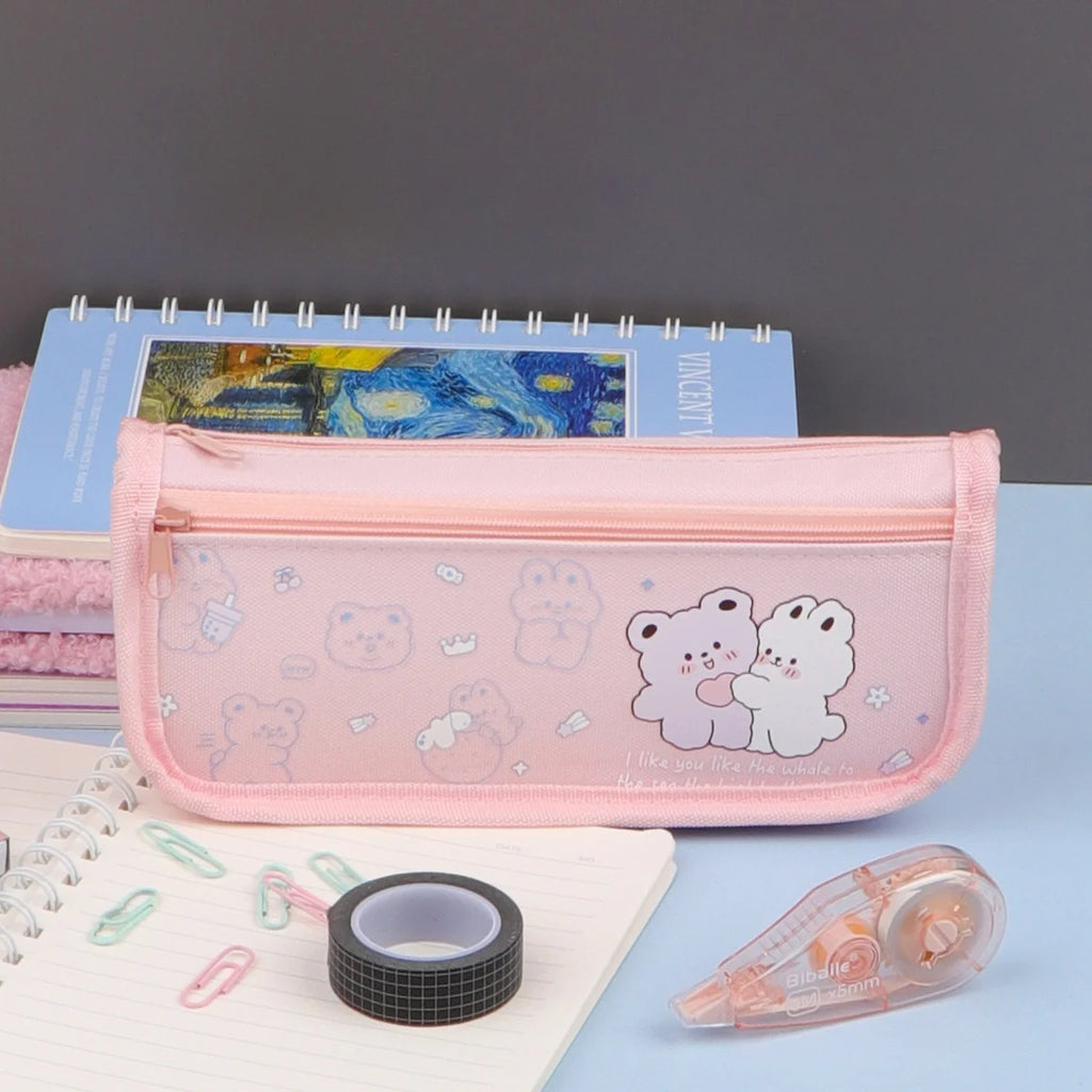 Large Capacity Sanrio Printed Pencil Case Pouch